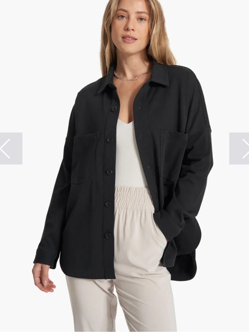 Vuori McKenzie Shirt Jacket XS / S Washed Black